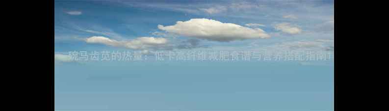 图片 一碗马齿苋的热量：低卡高纤维减肥食谱与营养搭配指南1